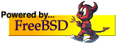Powered by FreeBSD - Logo