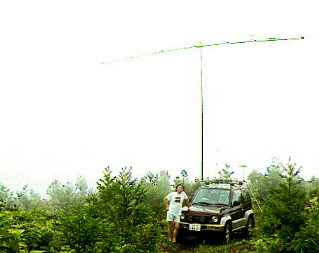 8elements YAGI, Pajero JR and Tada, in cloud. 