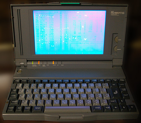 PC9801NS 液晶ドット落ち