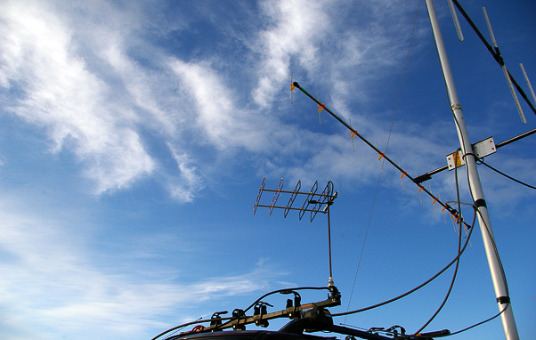 5el. Quatro Hentenna for 1200MHz on ski-carrier