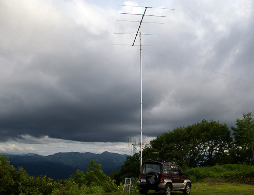 羽後町 太平山 QM09EE。アンテナは南向き。