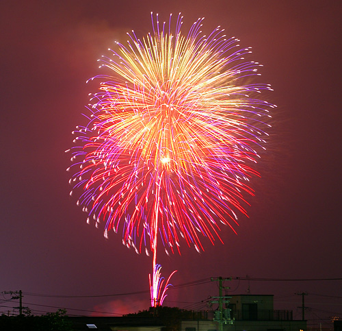 能代の花火 2010/07/24 20:17:53 17秒