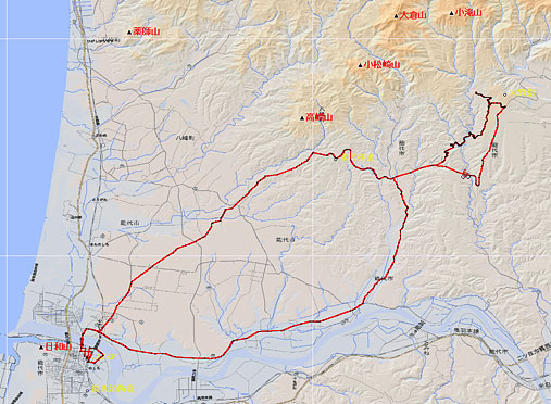 Route 能代～窓山 2011/08/28