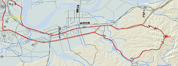幟山コース map