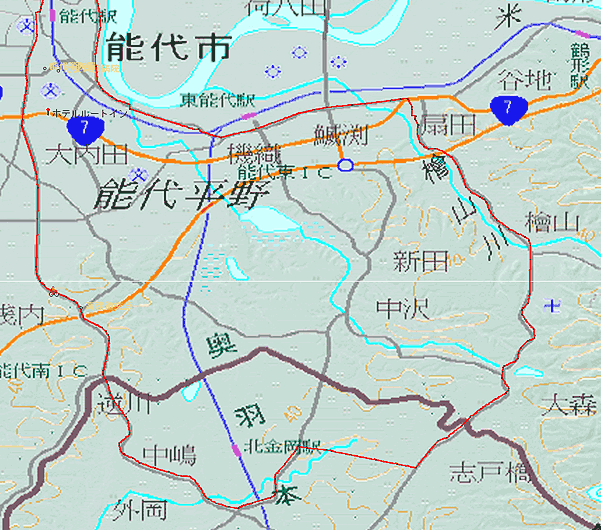 志戸橋檜山コース map