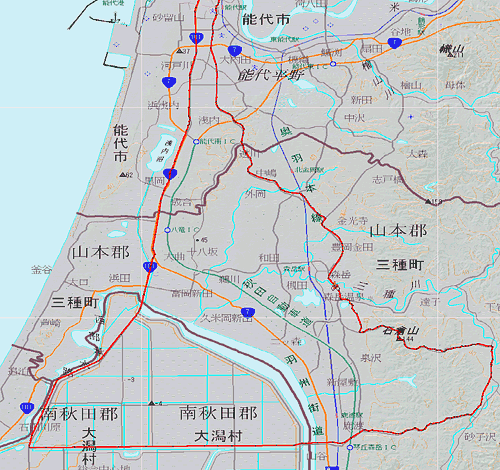 石倉山コース map