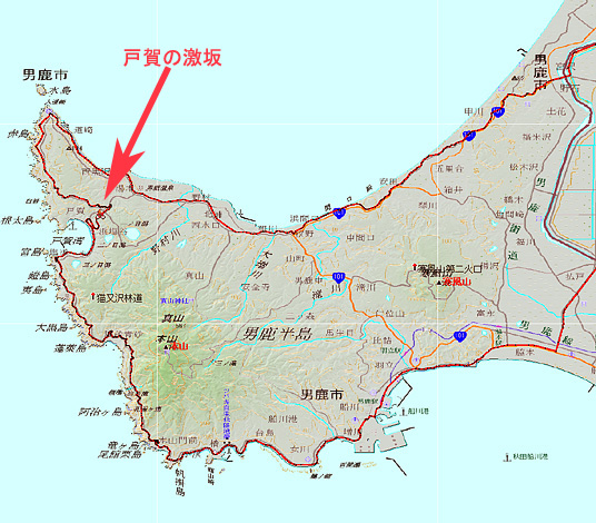 男鹿半島一周 2 Map