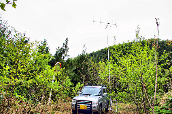 JCG 04008i 八峰町 池の台林道(途中) 標高 約450m PN90XK