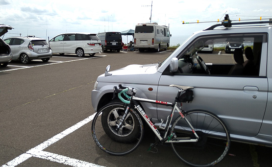 寒風山 山頂駐車場