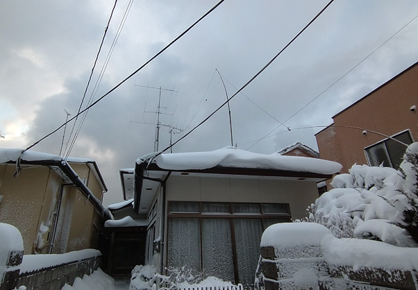 エレメントへの着雪は無し