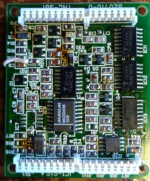 TNC-291G CPU基板 裏(修理後)