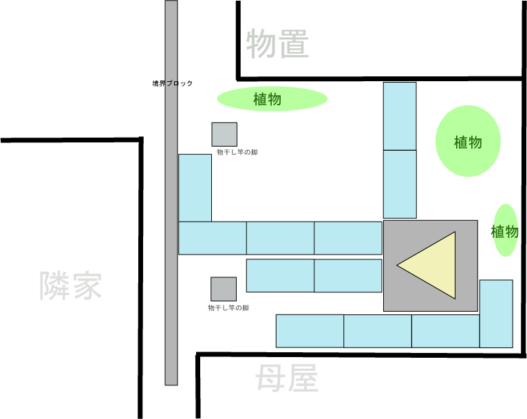 施工概念図。パネルの下に ラジアルとしての電線も 多数
埋まっている。