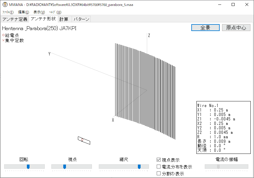 5.76GHz 簡易パラボラ